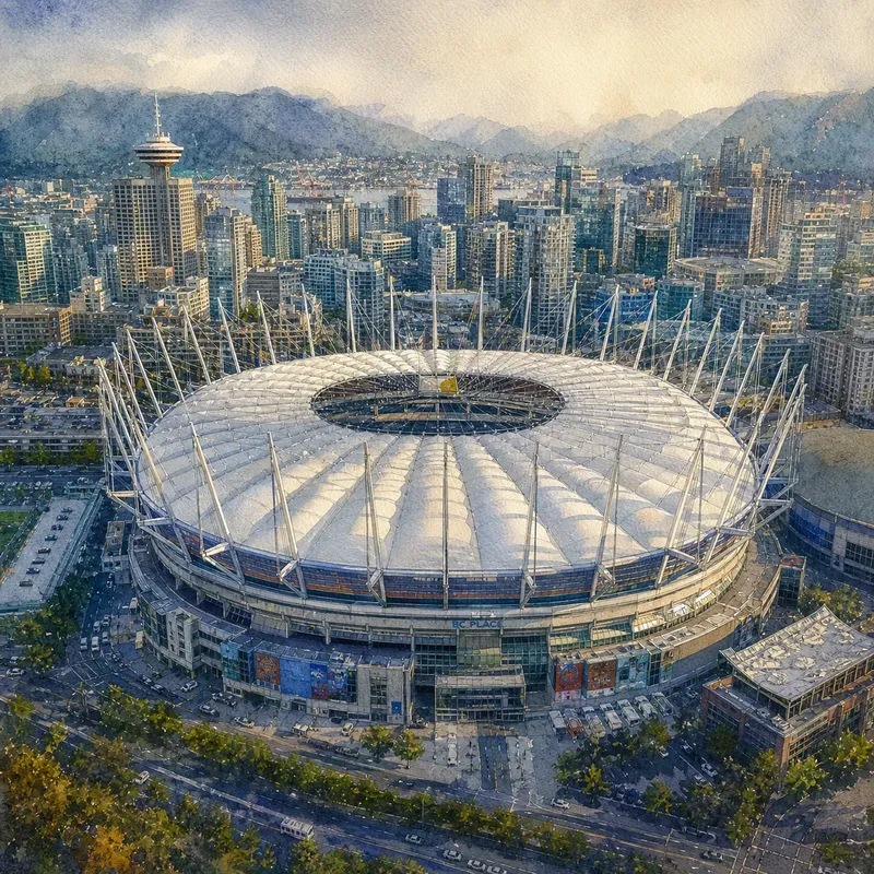 2026 World Cup Stadium Watercolors