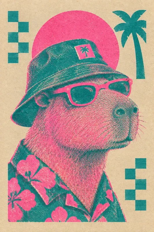 Vintage Riso Poster Vaults