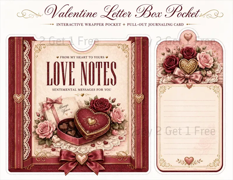 Wrapper Pocket Journaling Card Ephemera