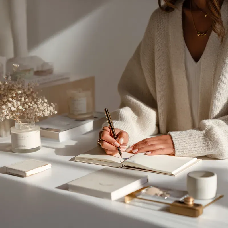Minimalist Workspace Productivity Vibes