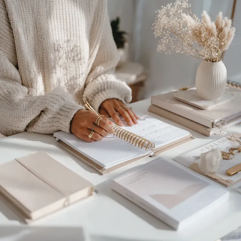Minimalist Workspace Productivity Vibes