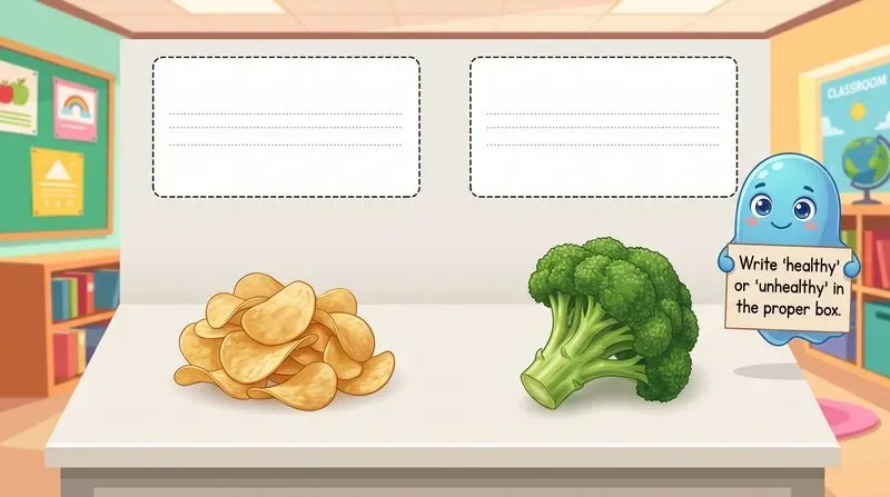 Kids Food Sorting Activities