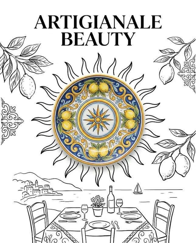 Minimalist Italian Doodle Advertisements