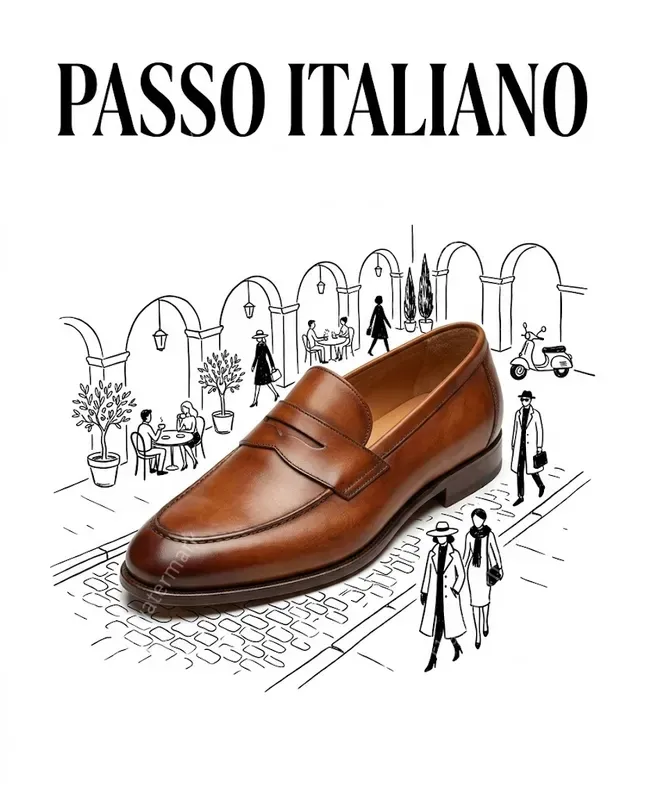 Minimalist Italian Doodle Advertisements