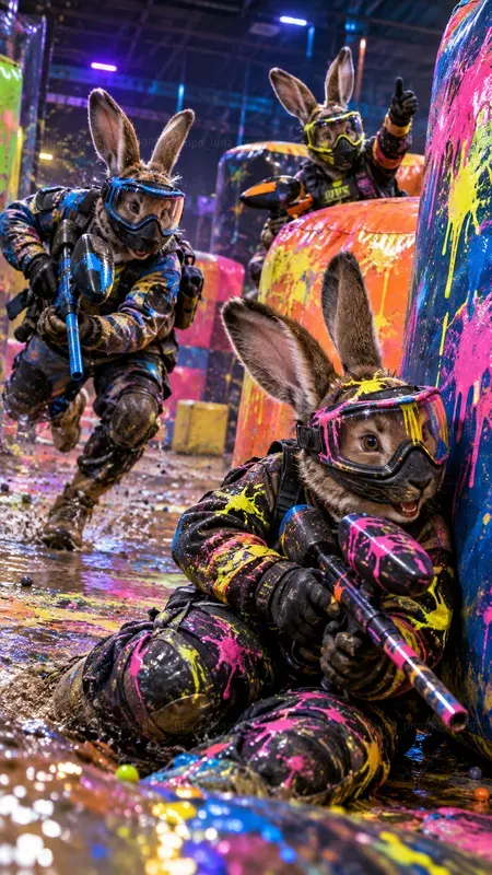 Hyperrealistic Animal Paintballs