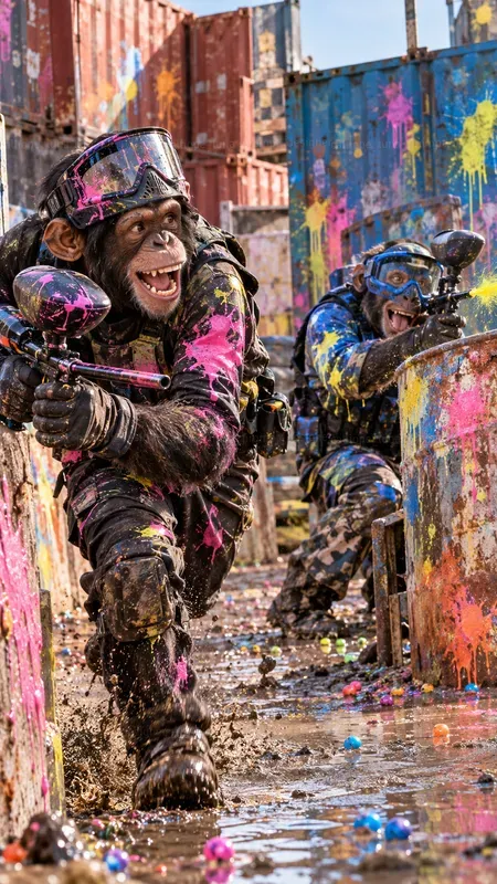 Hyperrealistic Animal Paintballs
