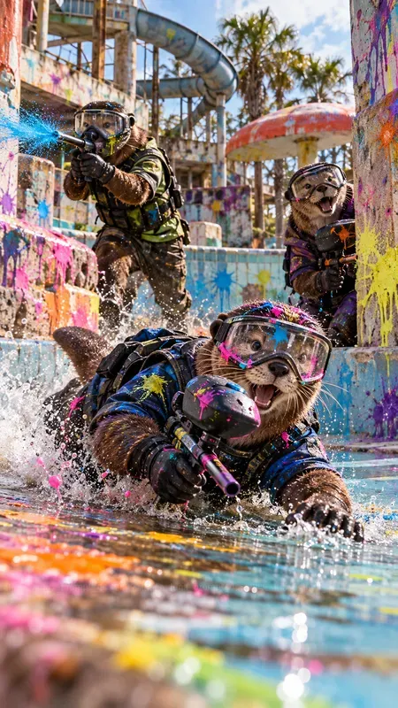 Hyperrealistic Animal Paintballs