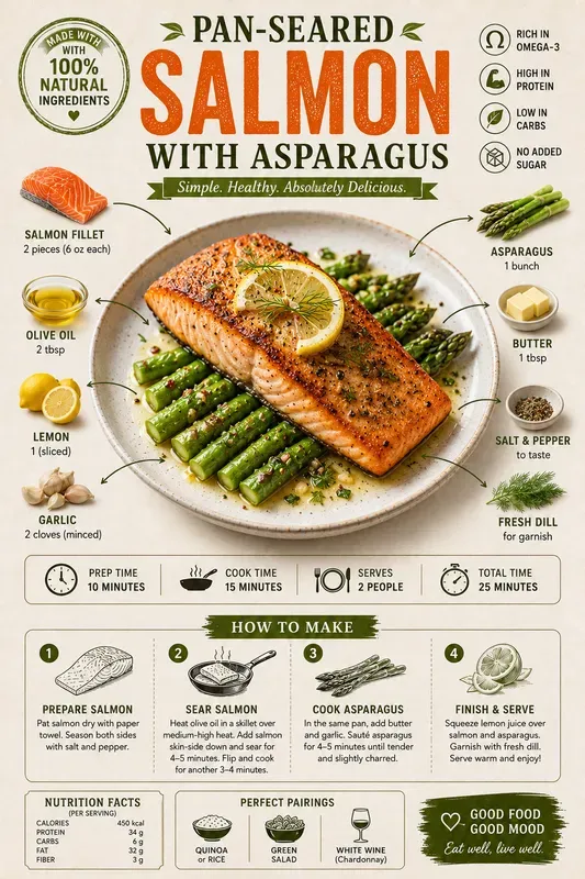 Premium Food Recipe Infographic Posters