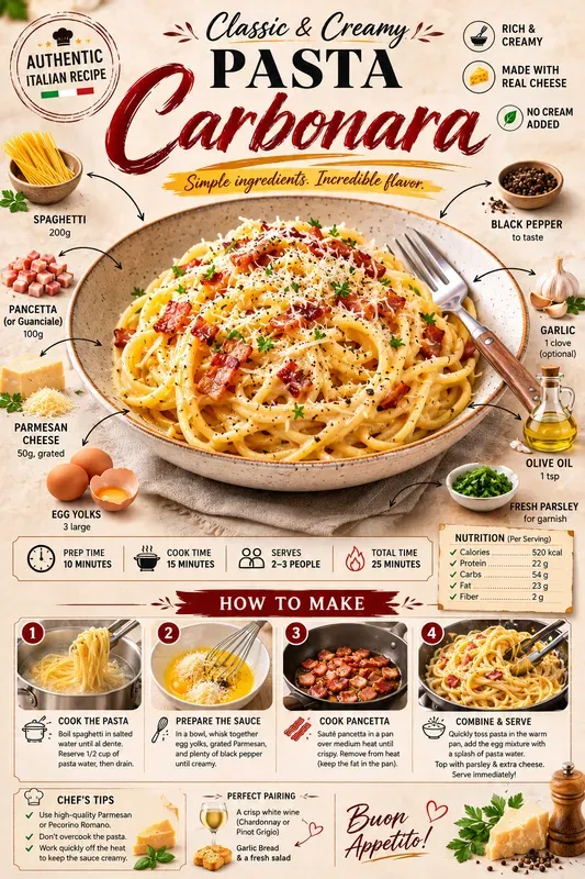 Premium Food Recipe Infographic Posters