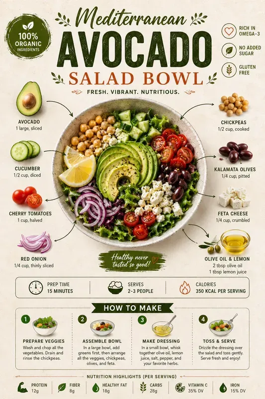 Premium Food Recipe Infographic Posters