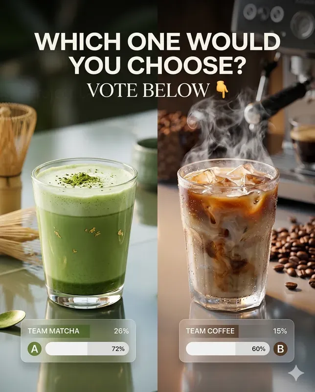 Viral Poll Ad Visual Generator