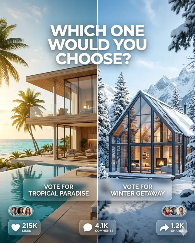 Viral Poll Ad Visual Generator