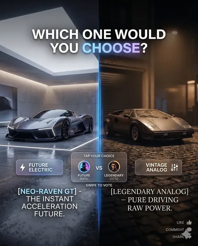 Viral Poll Ad Visual Generator
