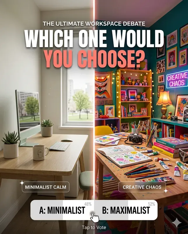 Viral Poll Ad Visual Generator