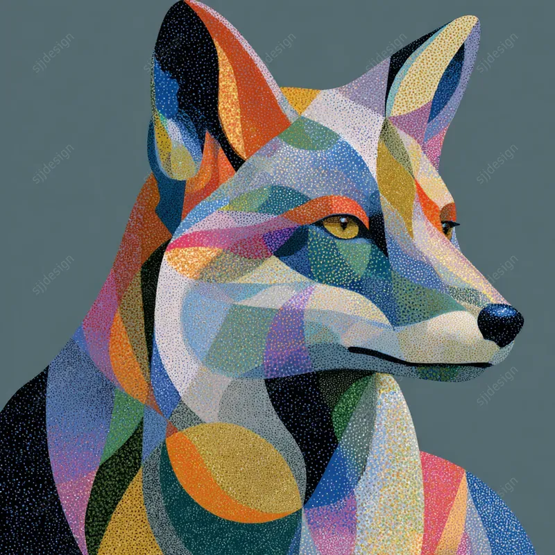Geometric Portrait Collages