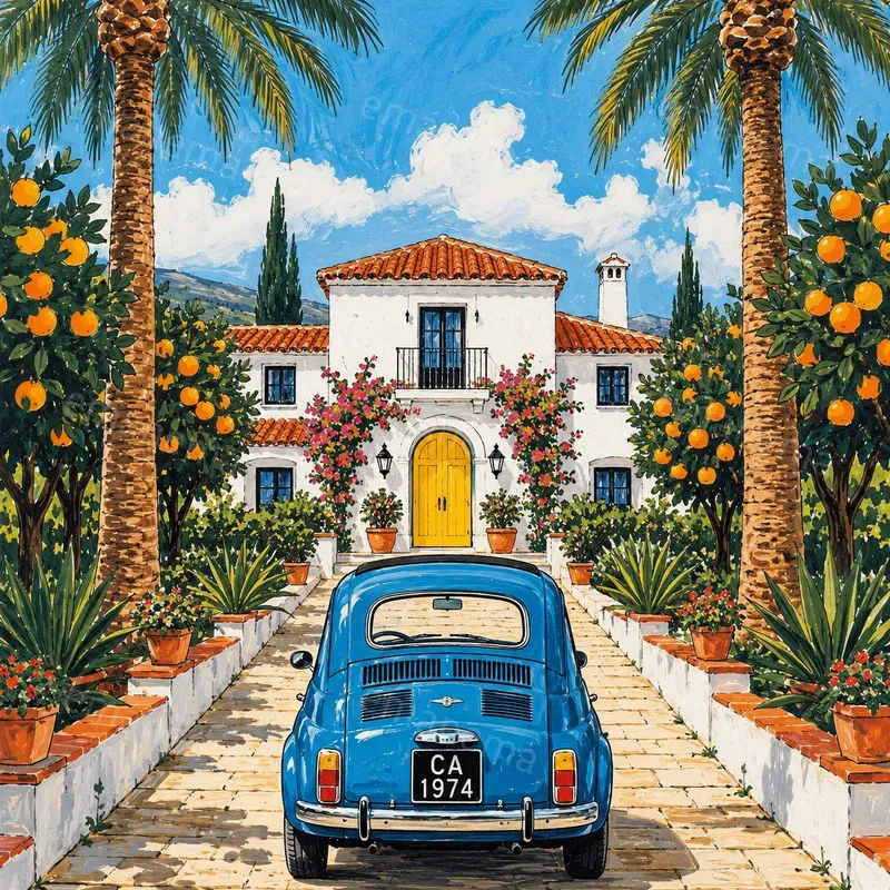 Brightly Colored Summer Illustrations