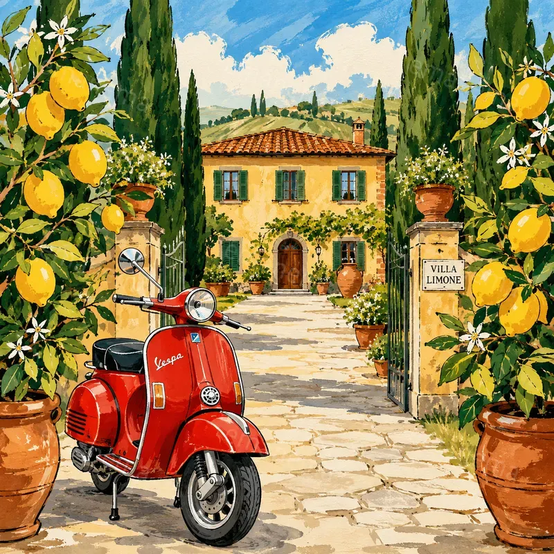 Brightly Colored Summer Illustrations