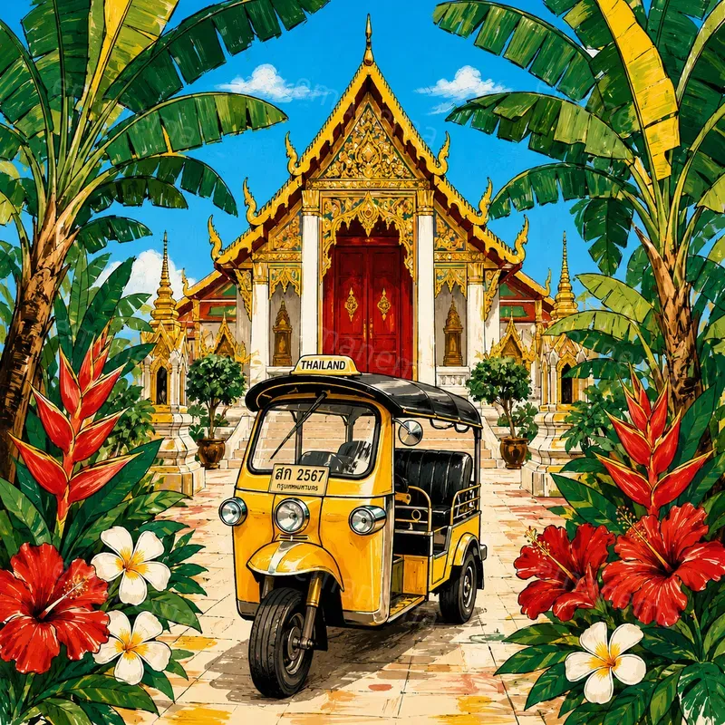Brightly Colored Summer Illustrations