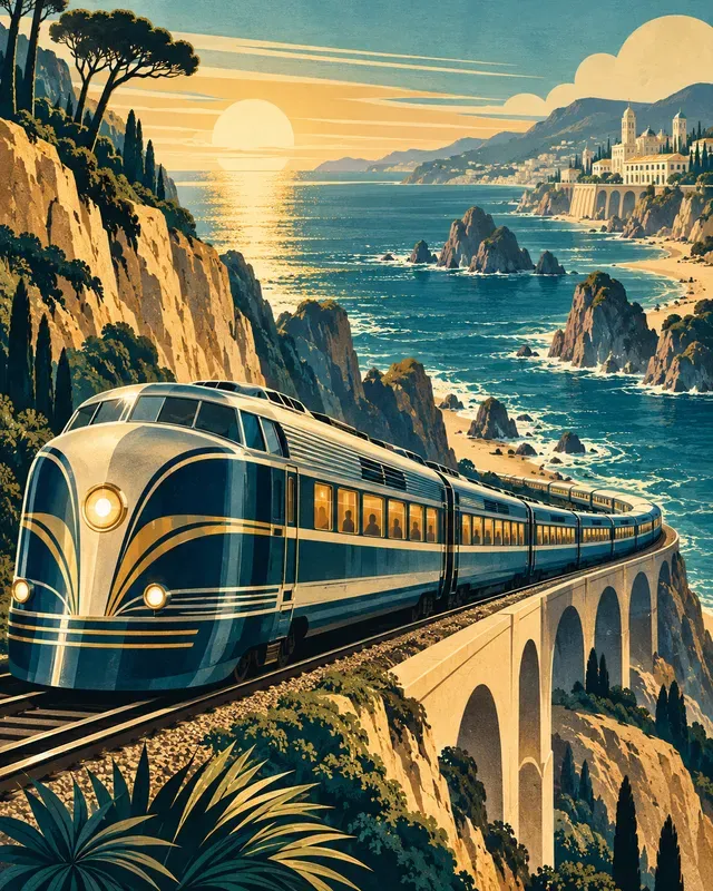 Art Deco Transit Posters