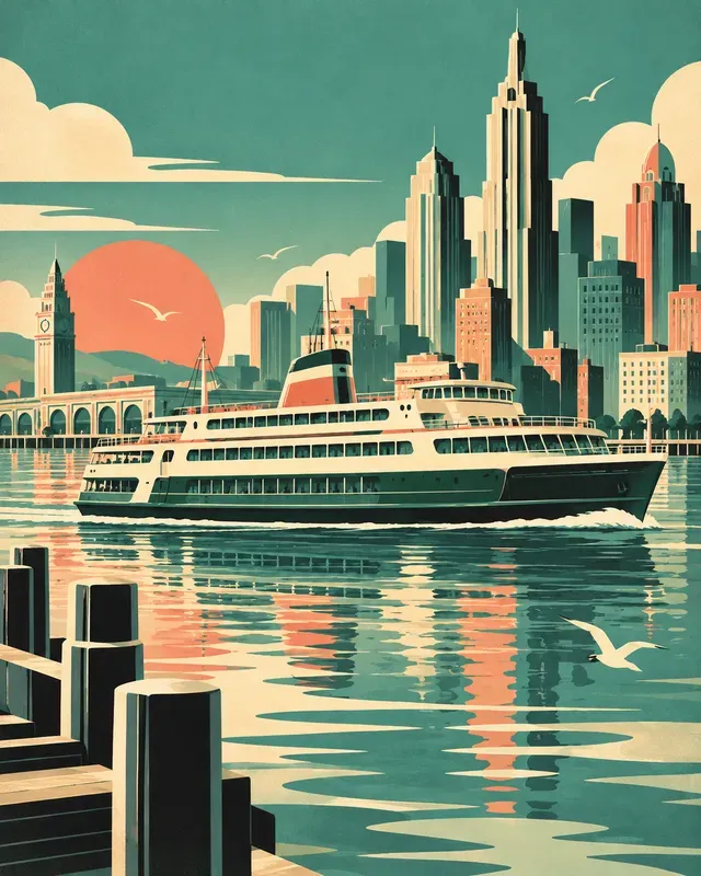 Art Deco Transit Posters