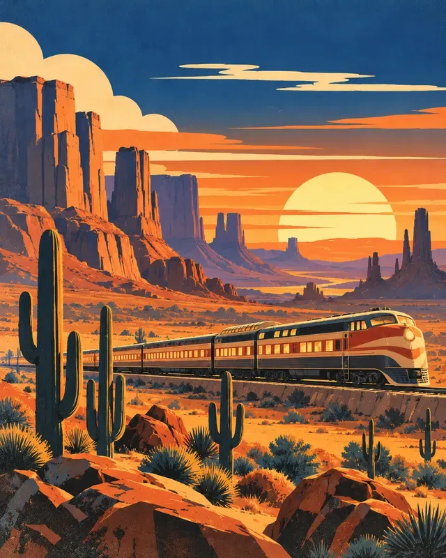 Art Deco Transit Posters