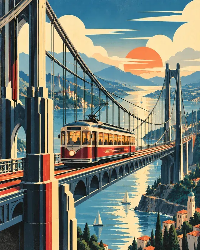 Art Deco Transit Posters
