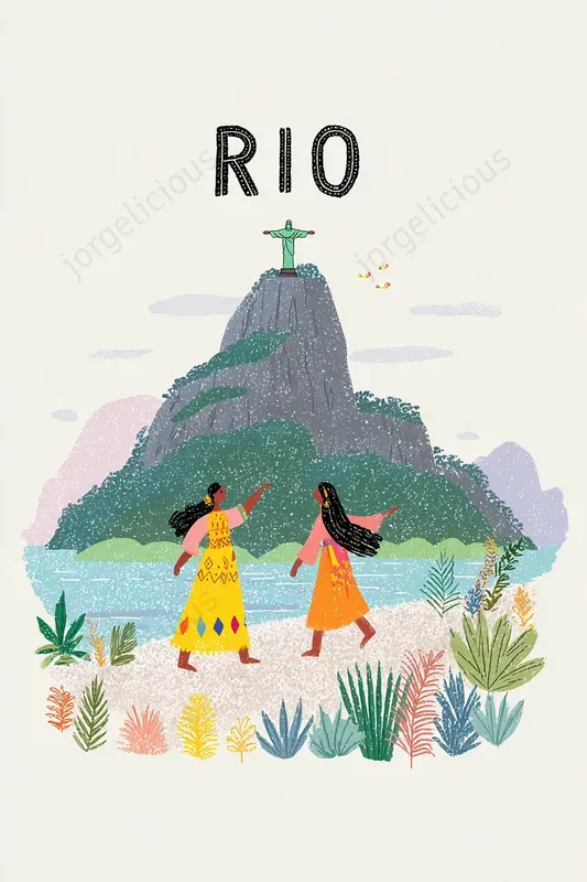 Cute Minimal City Poster Designs