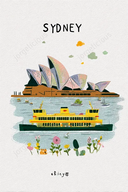 Cute Minimal City Poster Designs