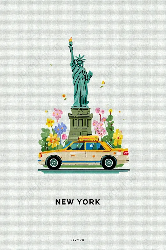 Cute Minimal City Poster Designs