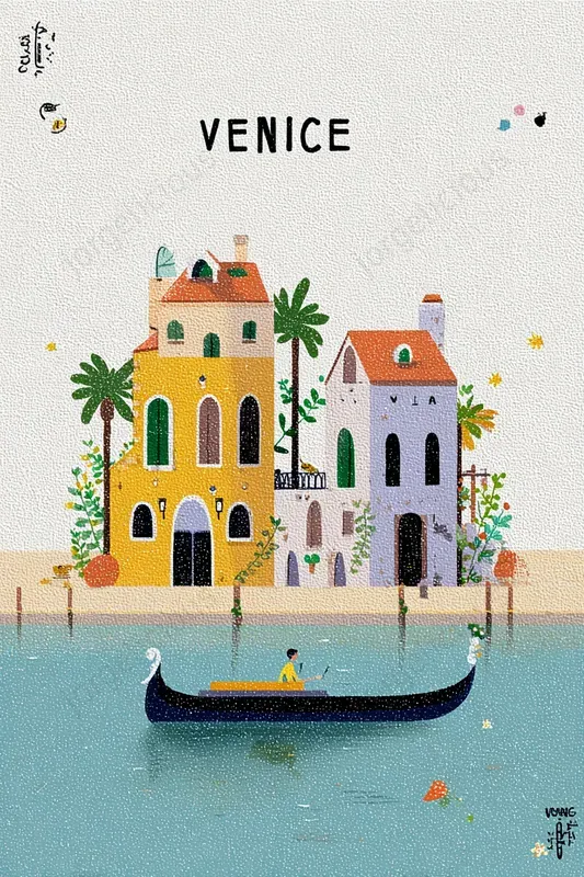 Cute Minimal City Poster Designs