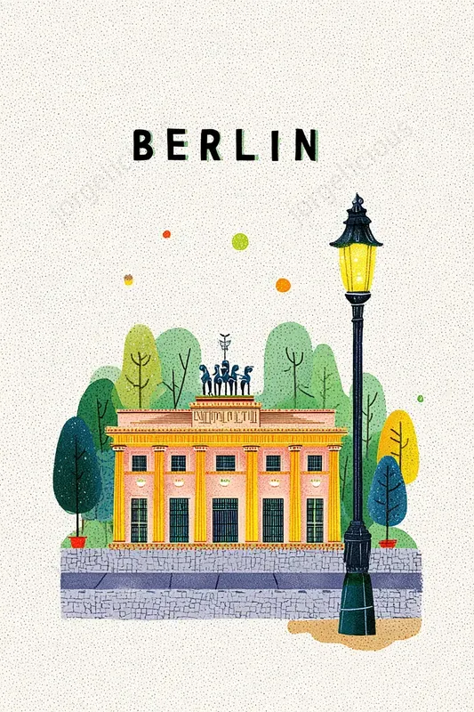 Cute Minimal City Poster Designs