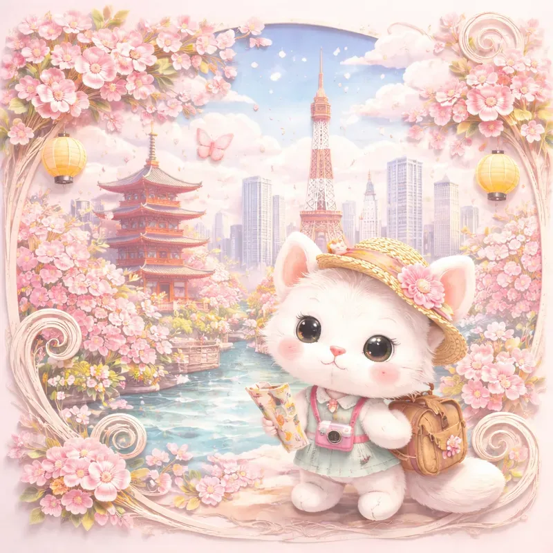 Whimsical Paper City Art Sets