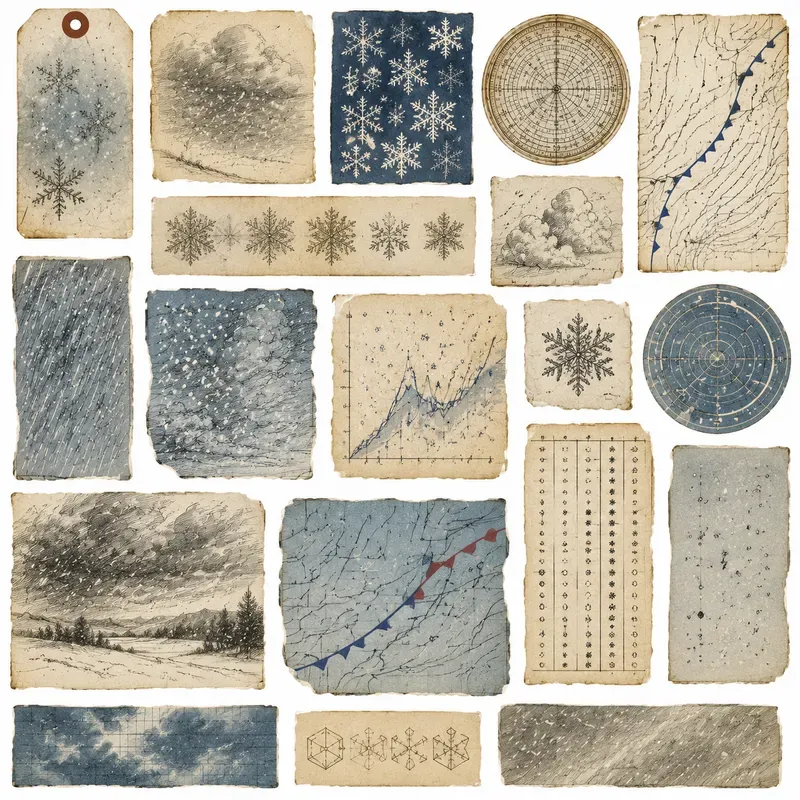 Junk Journal Meteorology Ephemera