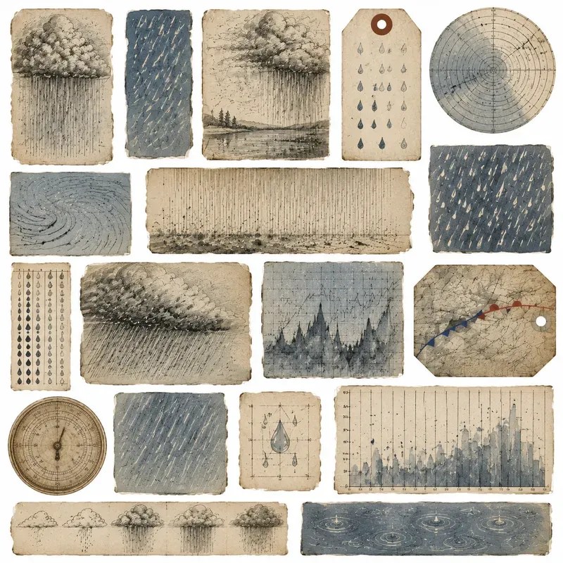 Junk Journal Meteorology Ephemera