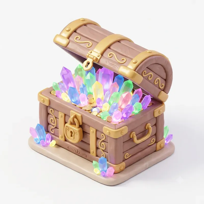 Cute 3D Glossy Clay Icon Generator