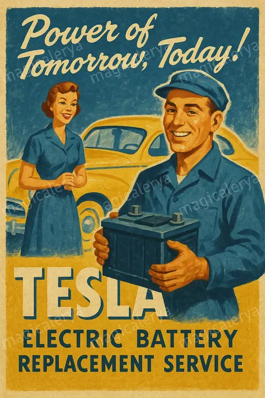 Retro Logo Ads 1950s Style