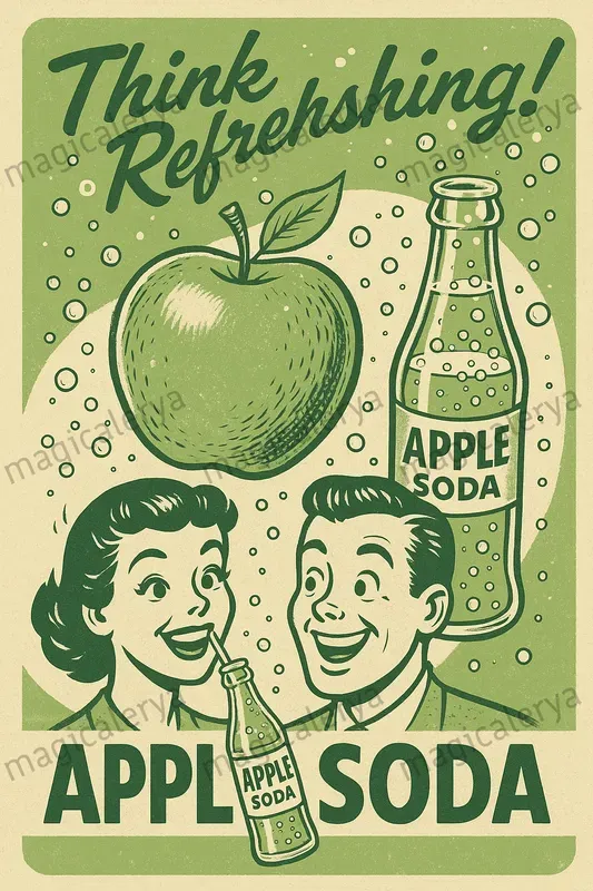 Retro Logo Ads 1950s Style