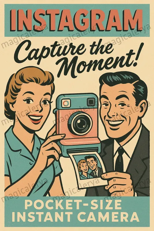 Retro Logo Ads 1950s Style