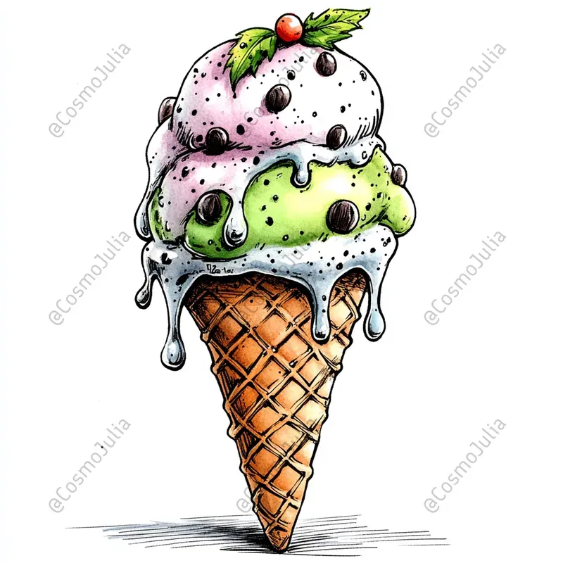 Summer Desserts Clipart