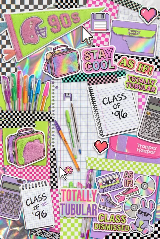 Retro Aesthetic Digital Journal Assets