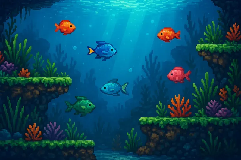 2D Pixel Art Game Dev Backgrounds