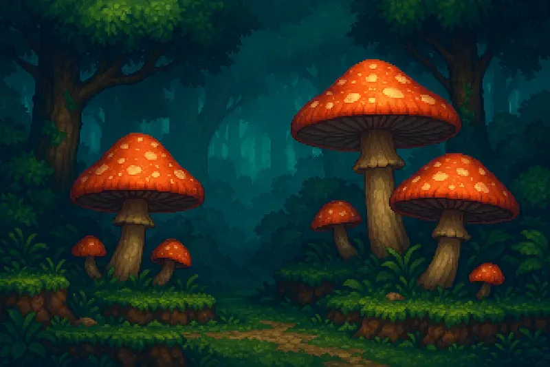 2D Pixel Art Game Dev Backgrounds