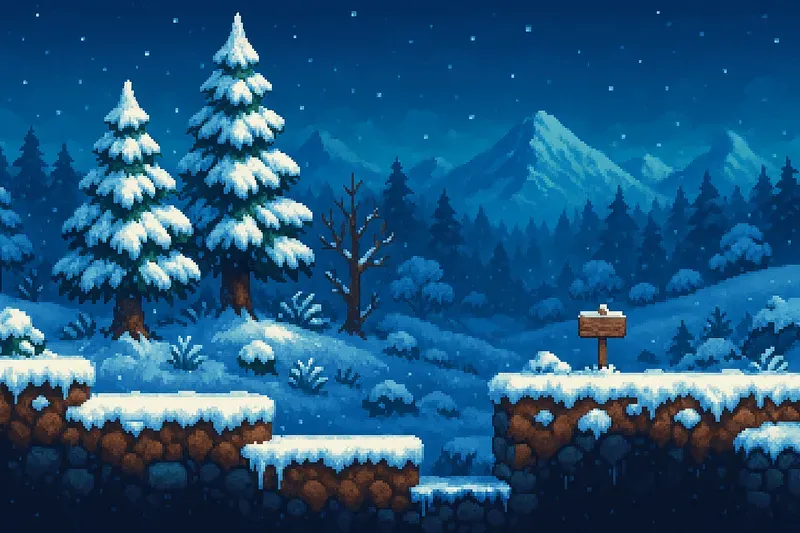 2D Pixel Art Game Dev Backgrounds