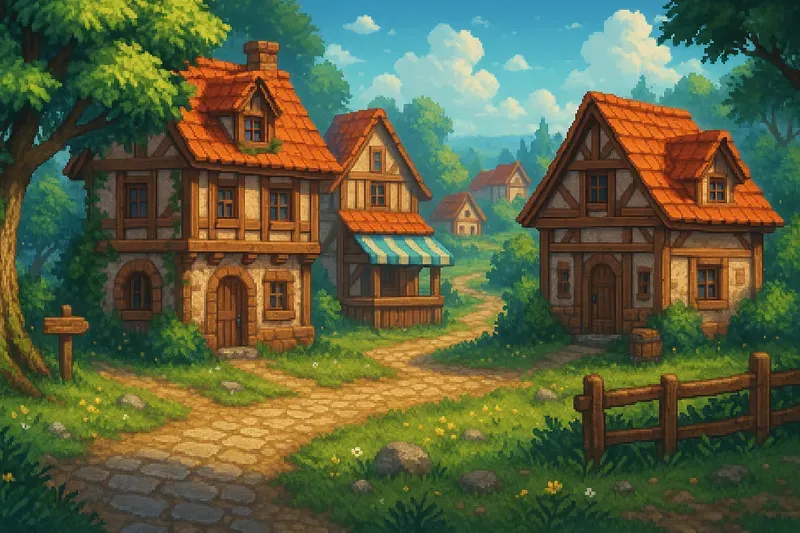 2D Pixel Art Game Dev Backgrounds