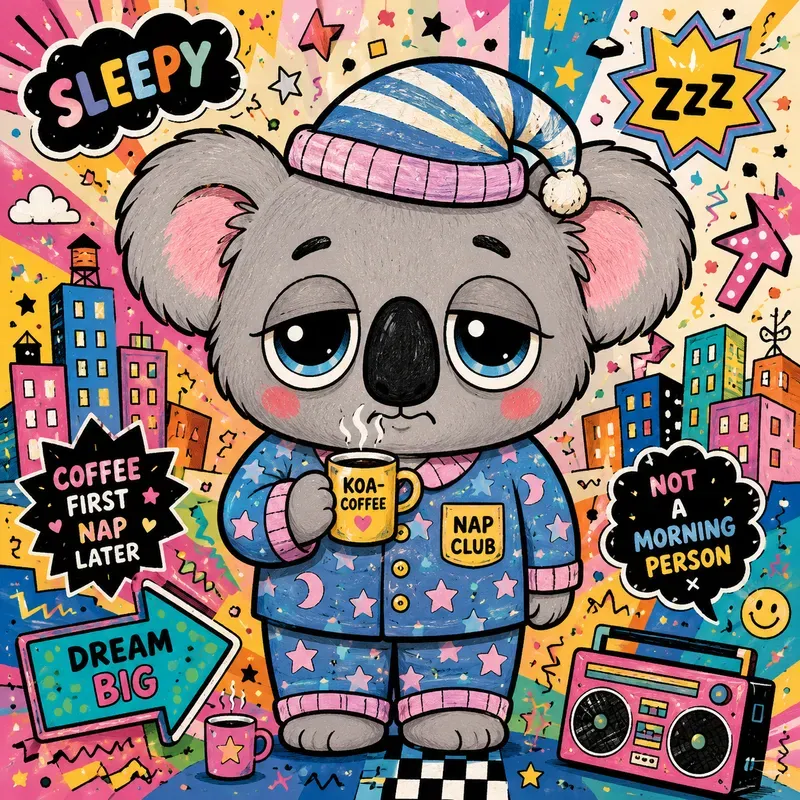 Cute Whimsical Pop Art Animal Packs
