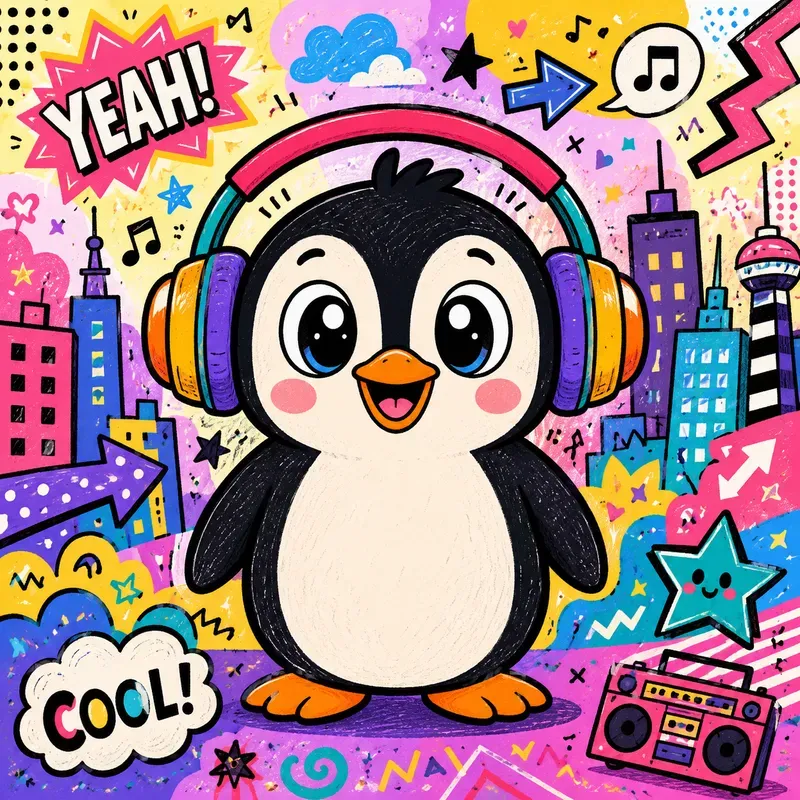 Cute Whimsical Pop Art Animal Packs