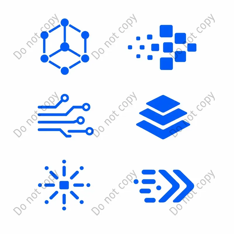 Logo Mark Grids Any Businesses