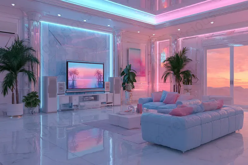 Vaporwave Interior Designs