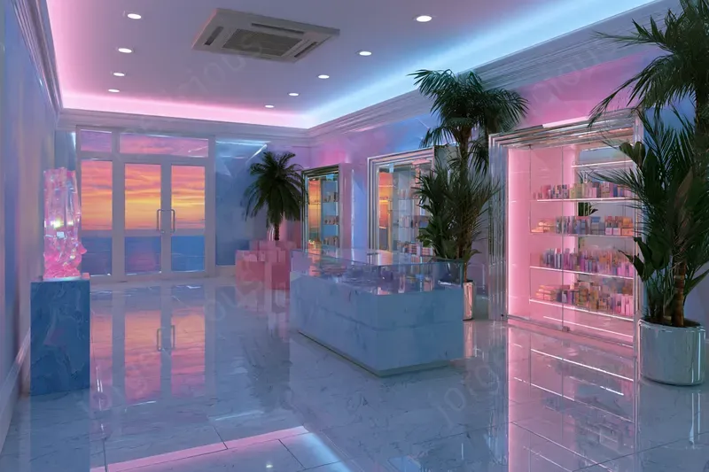 Vaporwave Interior Designs