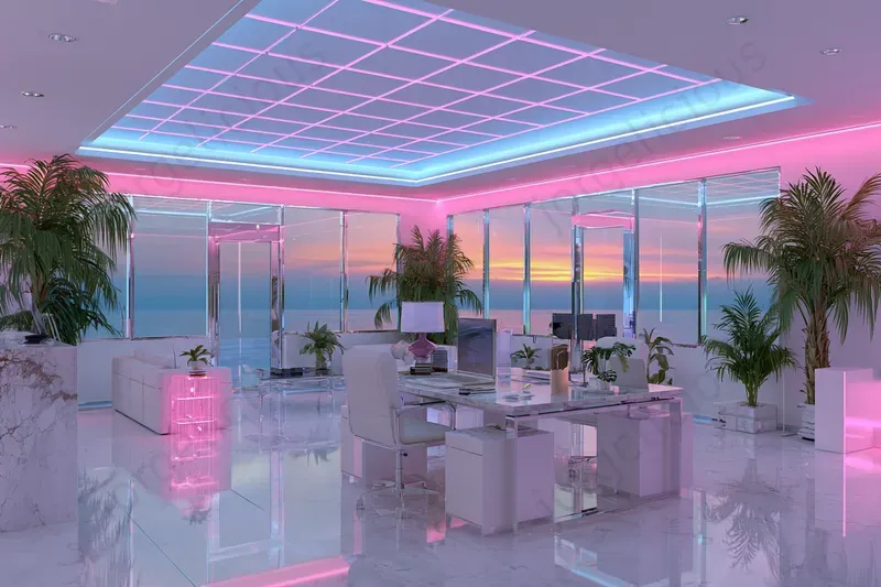 Vaporwave Interior Designs